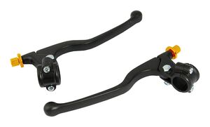 BIKE IT Lever Assembly Universal Long Black Pair (Without Mirror Boss) 