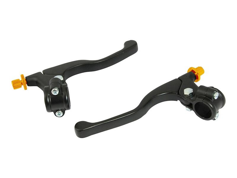 BIKE IT Lever Assembly Universal Short Black (Without Mirror Boss) click to zoom image