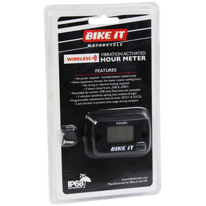 BIKE IT Digital LCD Wireless Vibration Hour Meter click to zoom image