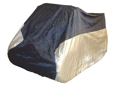 BIKE IT ATV Rain Cover - Black/Silver - Small Fits 50cc-250cc