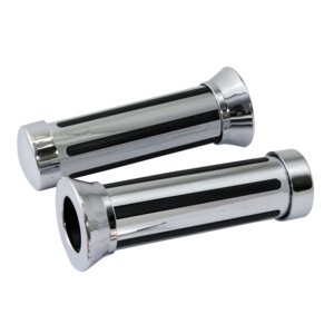 BIKE IT Grips Rail Type Plain Chrome 22mm 