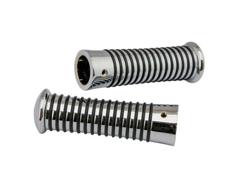 BIKE IT Grip Sundance Chrome 25mm Left - 25mm Right - 130mm Length click to zoom image