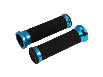 BIKE IT Grips Twin-Ring Blue 22mm