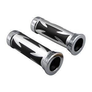 BIKE IT Grips Chrome Chopper Cushion 22mm 