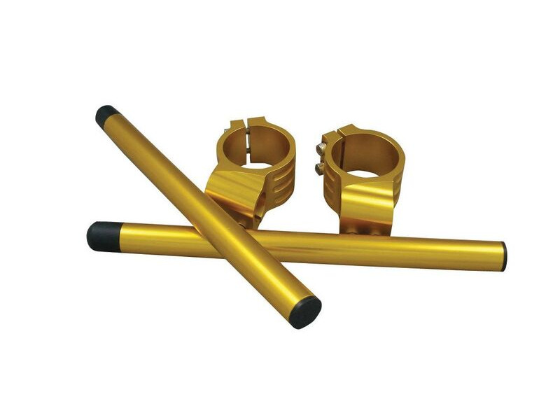 BIKE IT 50mm High Gold Clip-On Bar Kit click to zoom image