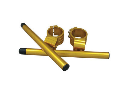 BIKE IT 53mm Gold Clip-On Bar Kit