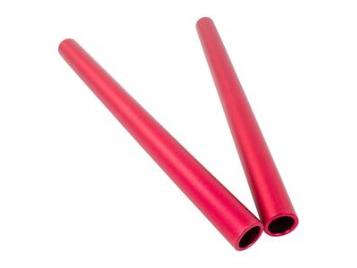 BIKE IT 280mm Matt Red Clip-On Tubes