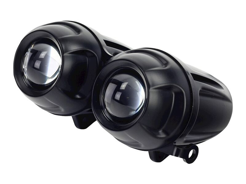 BIKE IT Twin-Round Dominator-2 Projector Headlight H1 Left Dip click to zoom image