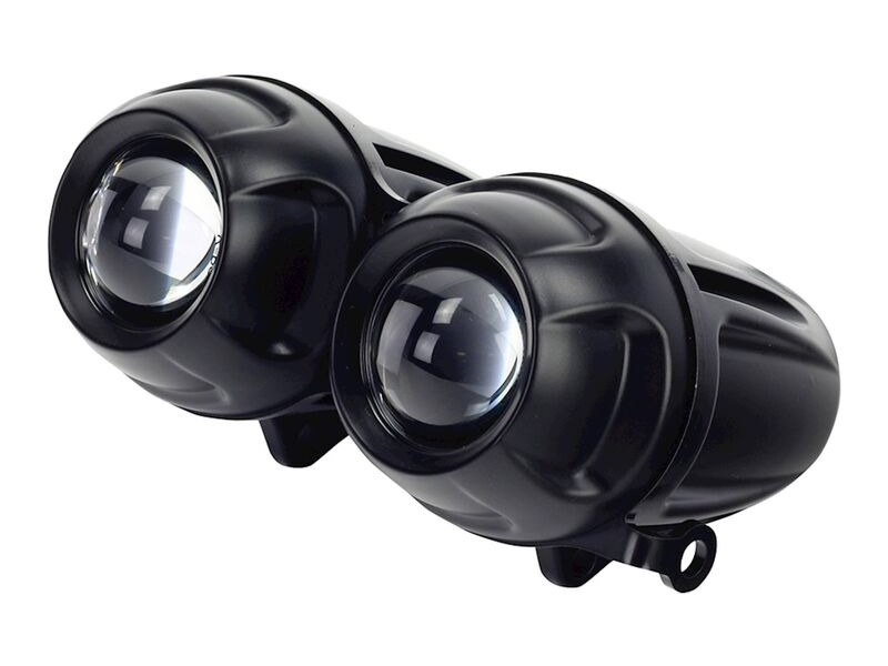 BIKE IT Twin-Round Dominator-2 Projector Headlight H1 Right Dip click to zoom image