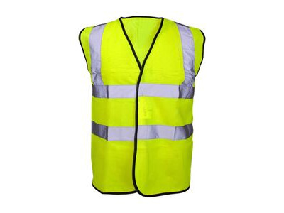 BIKE IT Reflective Bib Vest Fluoro Yellow