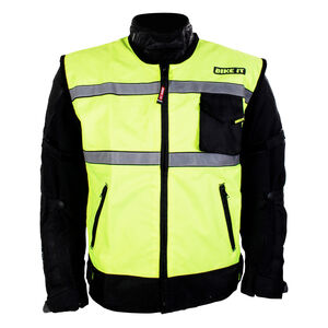 BIKE IT Metro Hi-Vis Gilet click to zoom image