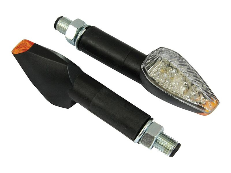 BIKE IT Long Stem LED Force Indicators With Black Body And Clear Lens click to zoom image