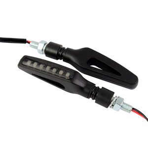 BIKE IT Sequential LED Pulsar Indicators With Black Body 