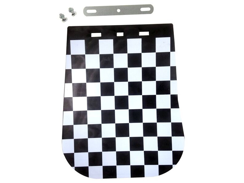 BIKE IT Chequered Mudflap click to zoom image