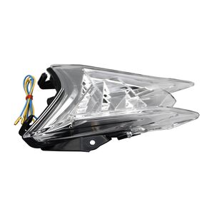 BIKE IT LED Rear Tail Light With Clear Lens And Integral Indicators - #B002 click to zoom image