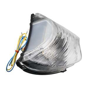 BIKE IT LED Rear Tail Light With Clear Lens And Integral Indicators - #H007 click to zoom image