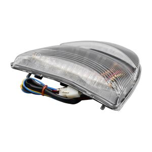 BIKE IT LED Rear Tail Light With Clear Lens And Integral Indicators - #H058 click to zoom image