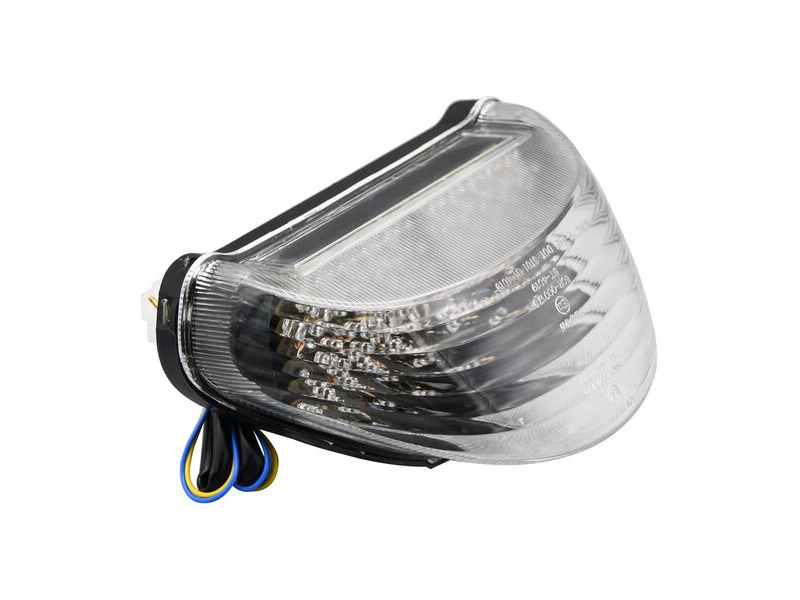 BIKE IT LED Rear Tail Light With Clear Lens And Integral Indicators - #K029 click to zoom image