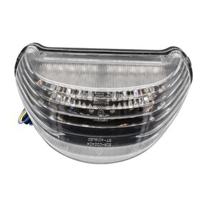 BIKE IT LED Rear Tail Light With Clear Lens And Integral Indicators - #K029 click to zoom image