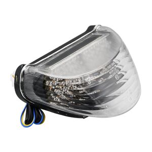 BIKE IT LED Rear Tail Light With Clear Lens And Integral Indicators - #K029 