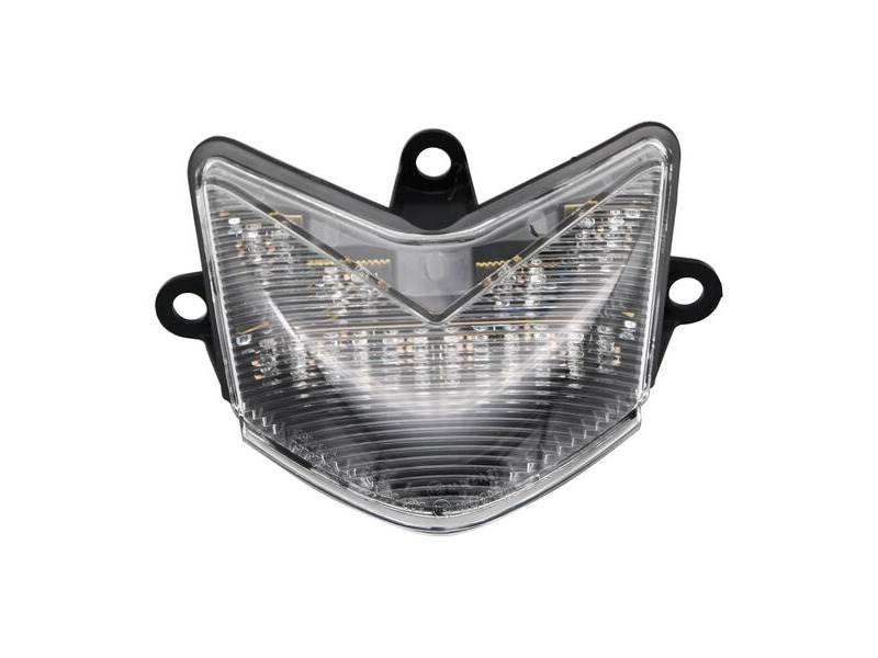 BIKE IT LED Rear Tail Light With Clear Lens And Integral Indicators - #K070 click to zoom image