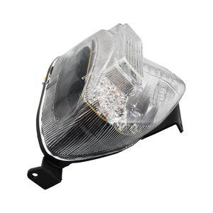 BIKE IT LED Rear Tail Light With Clear Lens And Integral Indicators - #S009 click to zoom image