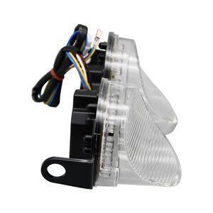 BIKE IT LED Rear Tail Light With Clear Lens And Integral Indicators - #Y072 click to zoom image