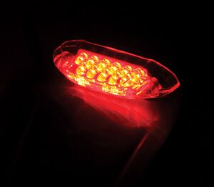 BIKE IT LED Spoiler Rear Light With Clear Lens click to zoom image