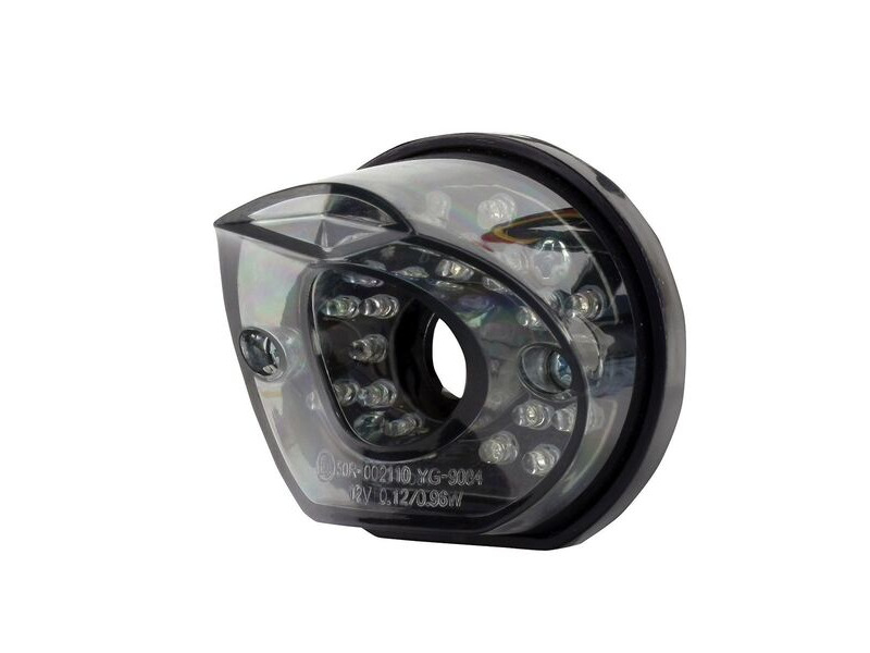 BIKE IT Vortex LED Rear Light With Cool Grey Tinted Lens click to zoom image