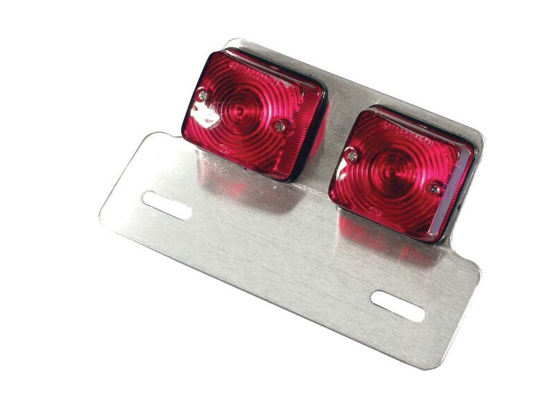 BIKE IT Original Twin Square Universal Rear Light click to zoom image