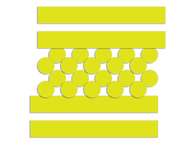 BIKE IT Yellow Reflective Sticker Set
