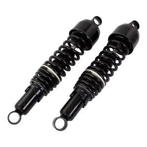 BIKE IT 335mm Eye To Eye Black Twin Shock Absorbers 