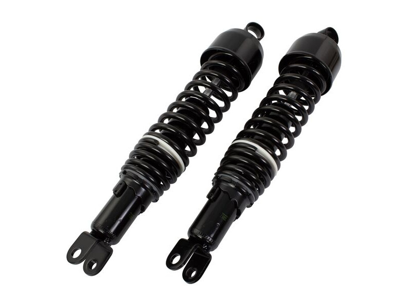 BIKE IT 365mm Eye To Fork Black Twin Shock Absorbers click to zoom image