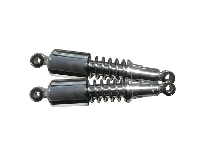 BIKE IT 270mm Eye To Eye Chrome Twin Shock Absorbers click to zoom image