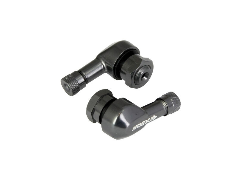 BIKE IT Aluminium 90deg. 8.3mm Metal Tyre Valve 1pc click to zoom image