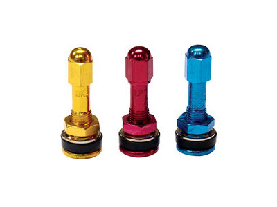 BIKE IT 35mm High Anodised Gold 8mm Thread T/L Metal Valve