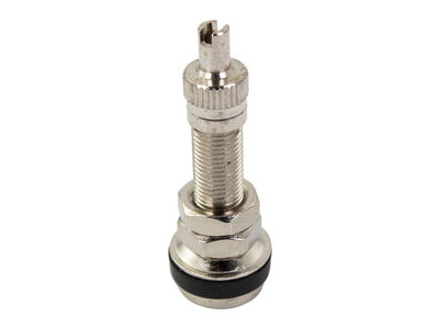 BIKE IT 8mm Chrome Plated T/L Metal Tyre Valve