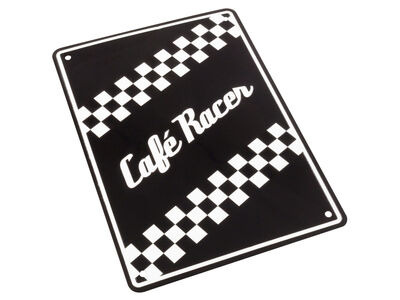 BIKE IT Aluminium Parking Sign - Café Racer