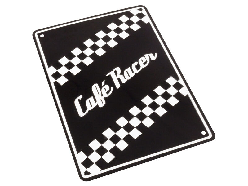 BIKE IT Aluminium Parking Sign - Café Racer click to zoom image