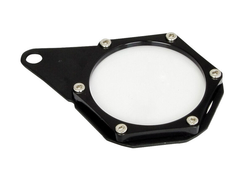 BIKE IT Tax Disc Holder Anodised Hexagon Black click to zoom image