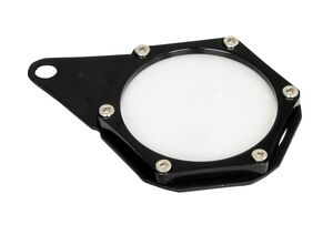 BIKE IT Tax Disc Holder Anodised Hexagon Black 