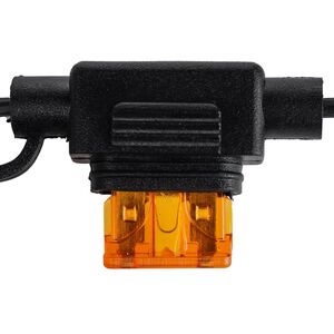 BIKE IT Battery Charging Lead with 5A Fuse and Tamiya Waterproof Connector [+ SQUARE / - ROUND] click to zoom image