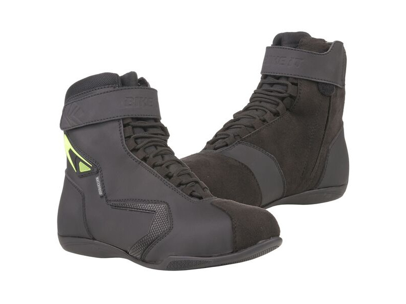 BIKE IT 'Bandido' Low Profile Waterproof Black Street Motorcycle Boot click to zoom image