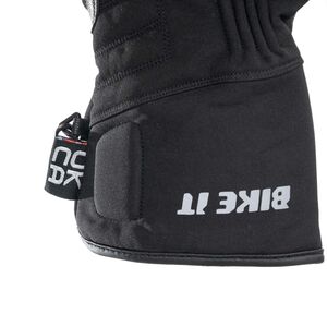 BIKE IT "Triple Black" All-Seasons Motorcycle Glove click to zoom image