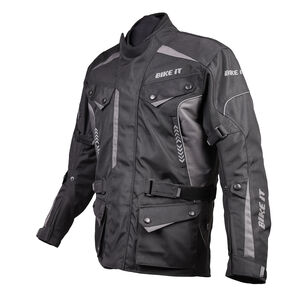 BIKE IT 'Burhou' All-Season Motorcycle Adventure Jacket click to zoom image