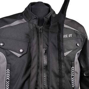 BIKE IT 'Burhou' All-Season Motorcycle Adventure Jacket click to zoom image