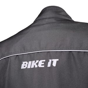 BIKE IT 'Herm' Motorcycle Waterproof Bomber Jacket click to zoom image