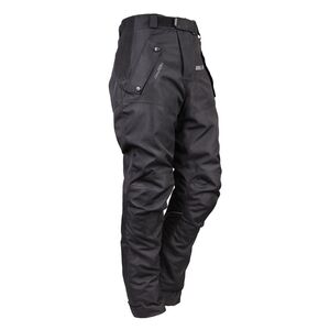 BIKE IT 'Triple Black' Ultimate Adventure Waterproof Motorcycle Pants/Trousers click to zoom image