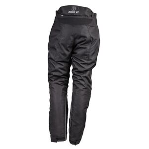 BIKE IT 'Triple Black' Ultimate Adventure Waterproof Motorcycle Pants/Trousers click to zoom image