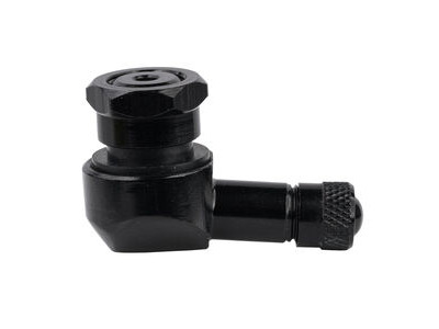 BIKE IT Aluminium 90deg. Tubeless Valve 11.3mm (Black - 1 Piece)